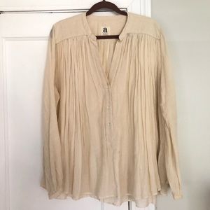 AISH PLEATED BLOUSE